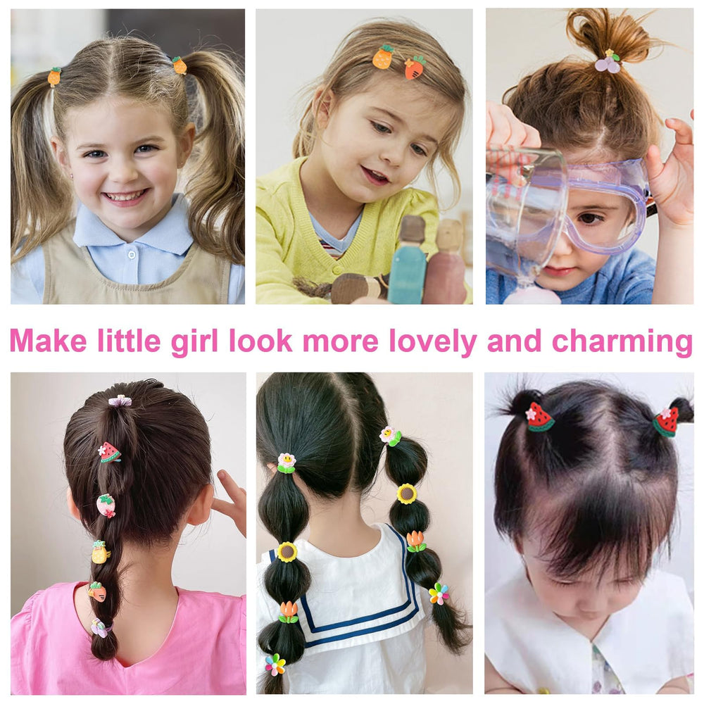 BlueZOO colorful elastic pony-tail bands ideal for daily outfits