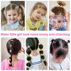 BlueZOO colorful elastic pony-tail bands ideal for daily outfits