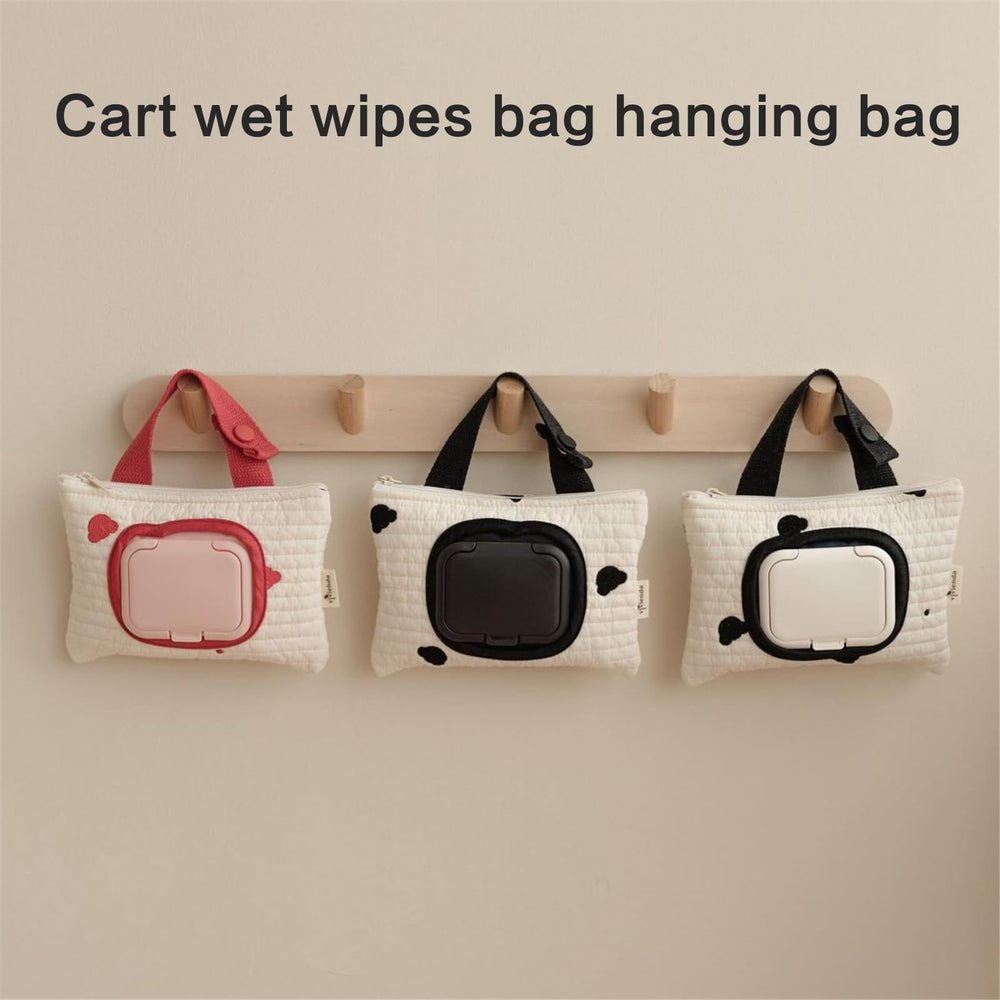 BLULILY stroller attachment wipe pouch enables quick, tidy access.