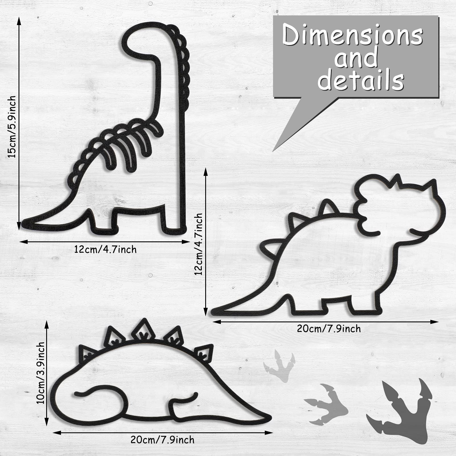 Blulu dinosaur wall decor triceratops wall art suited for kids room