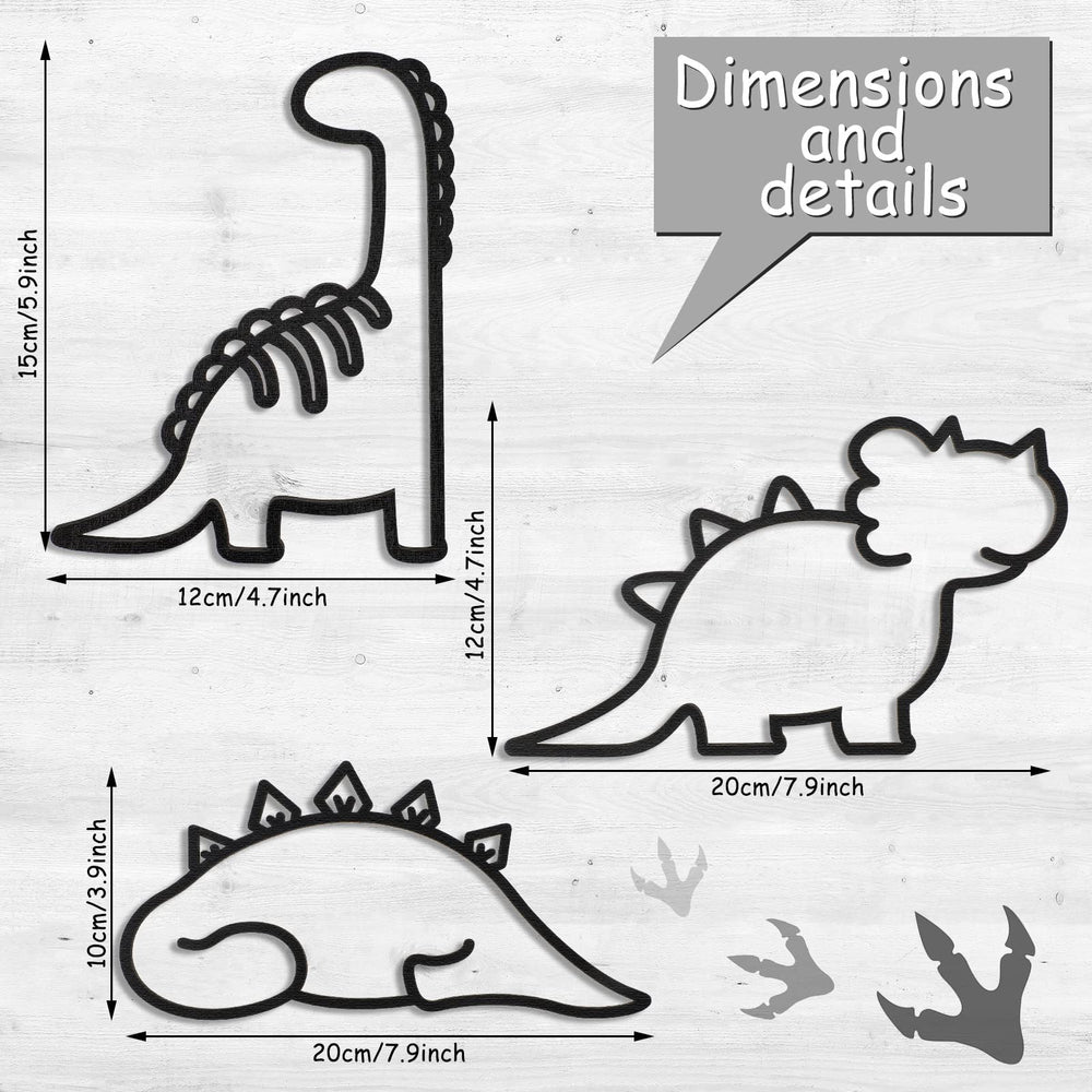 Blulu dinosaur wall decor triceratops wall art suited for kids room