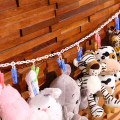 Blulu horizontal hanging display for cards and photos setup.