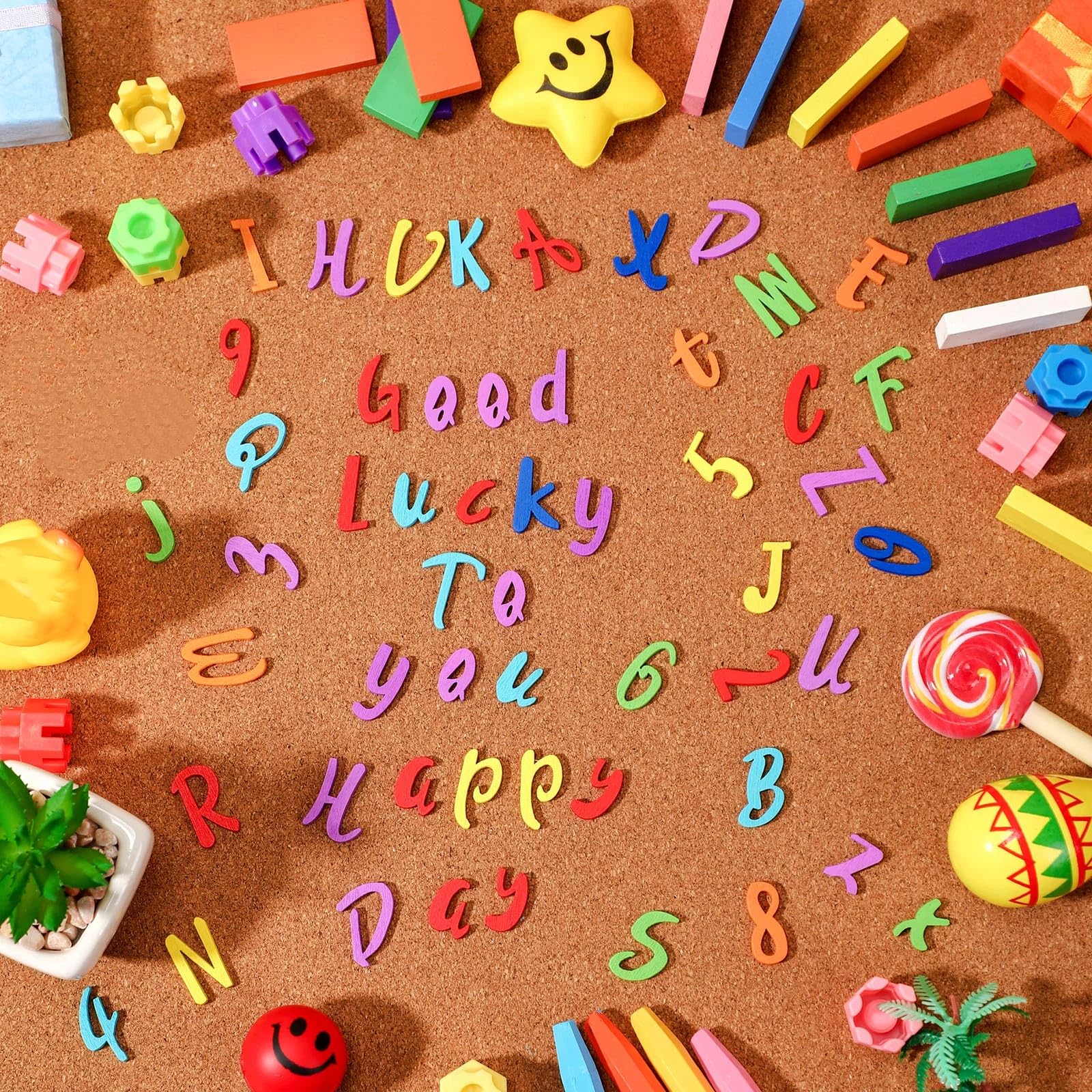 Blulu storage tray keeps all letters organized for quick crafts and lessons