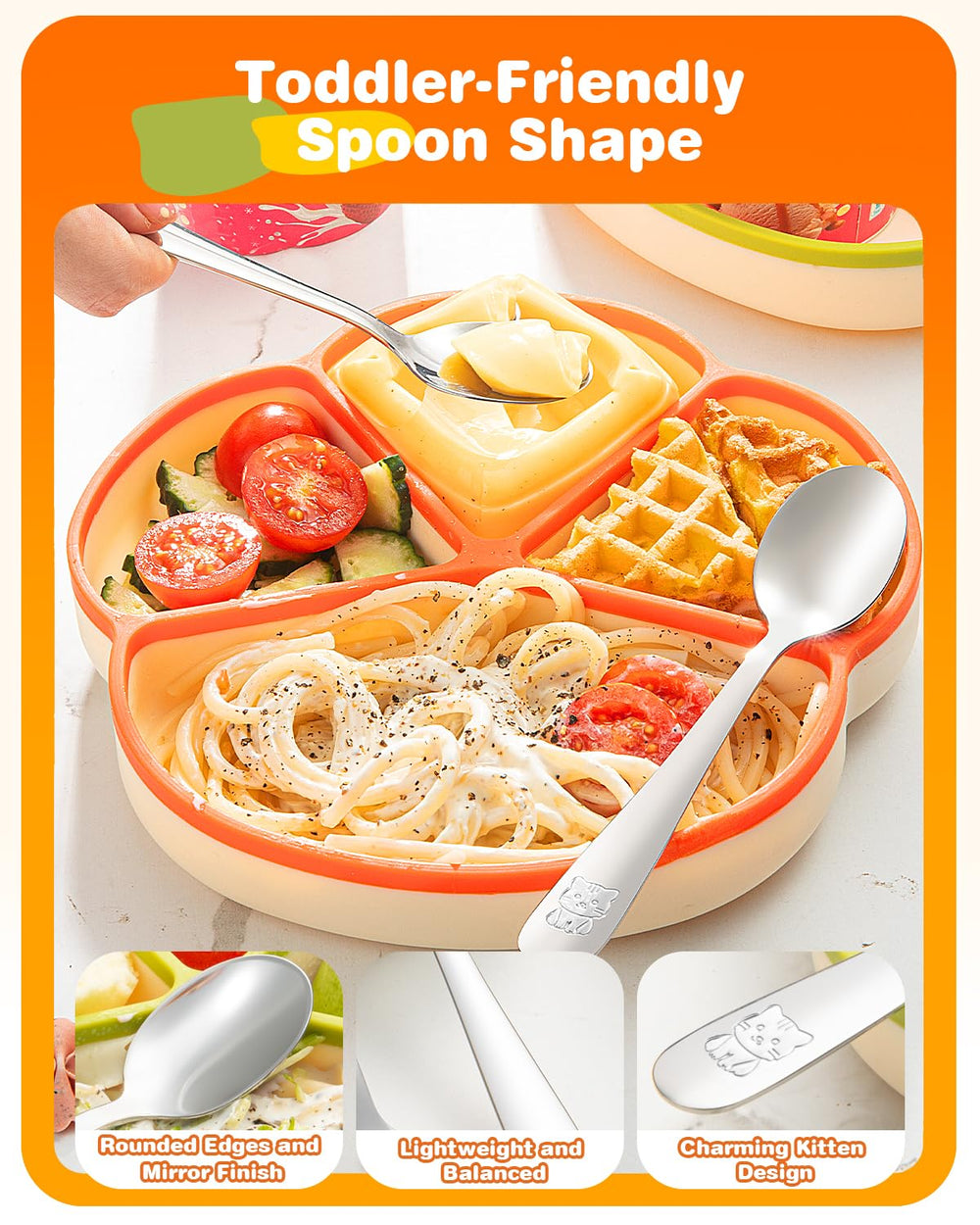 Blvtoios mirror-finish utensils combine quality and ease of cleaning
