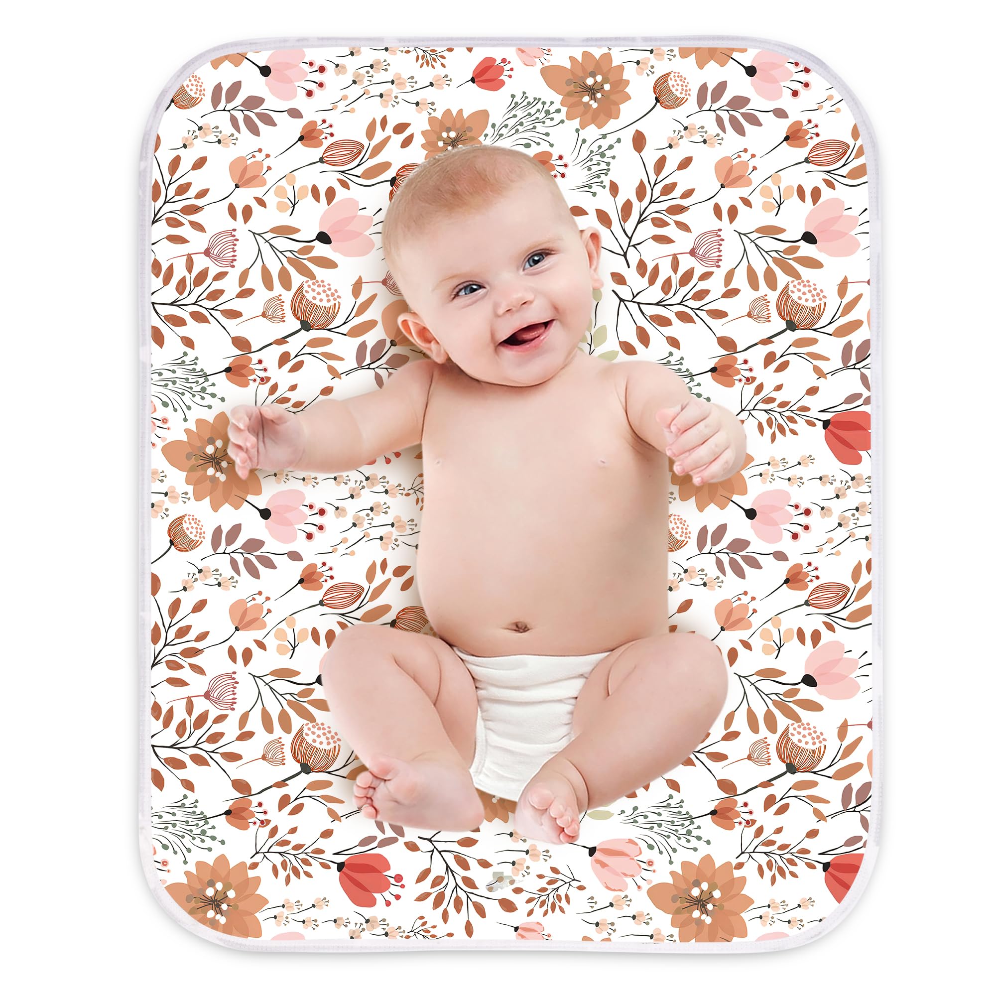 Bnditeu diaper changing pad 24x30 with soft cotton top for baby comfort.
