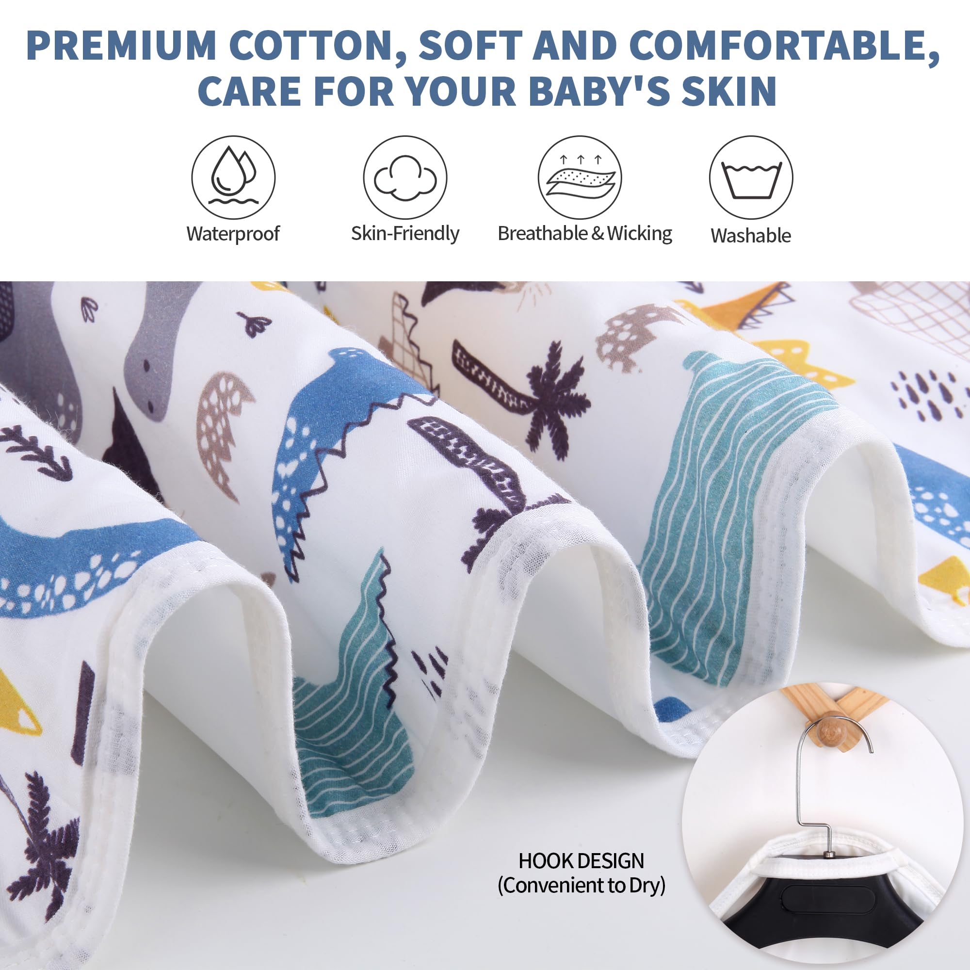 Bnditeu dinosaur change pad portable folded view emphasizes travel-friendly design.