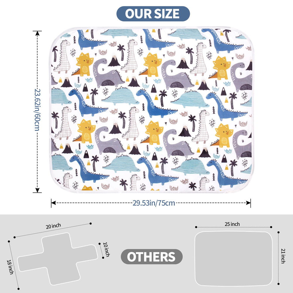 Bnditeu change pad top close-up shows soft cotton texture for gentle skin contact.