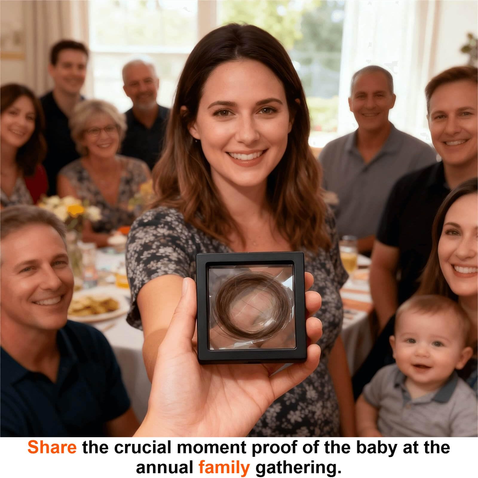 Bneajix memory box christening mementos stored neatly for family archives