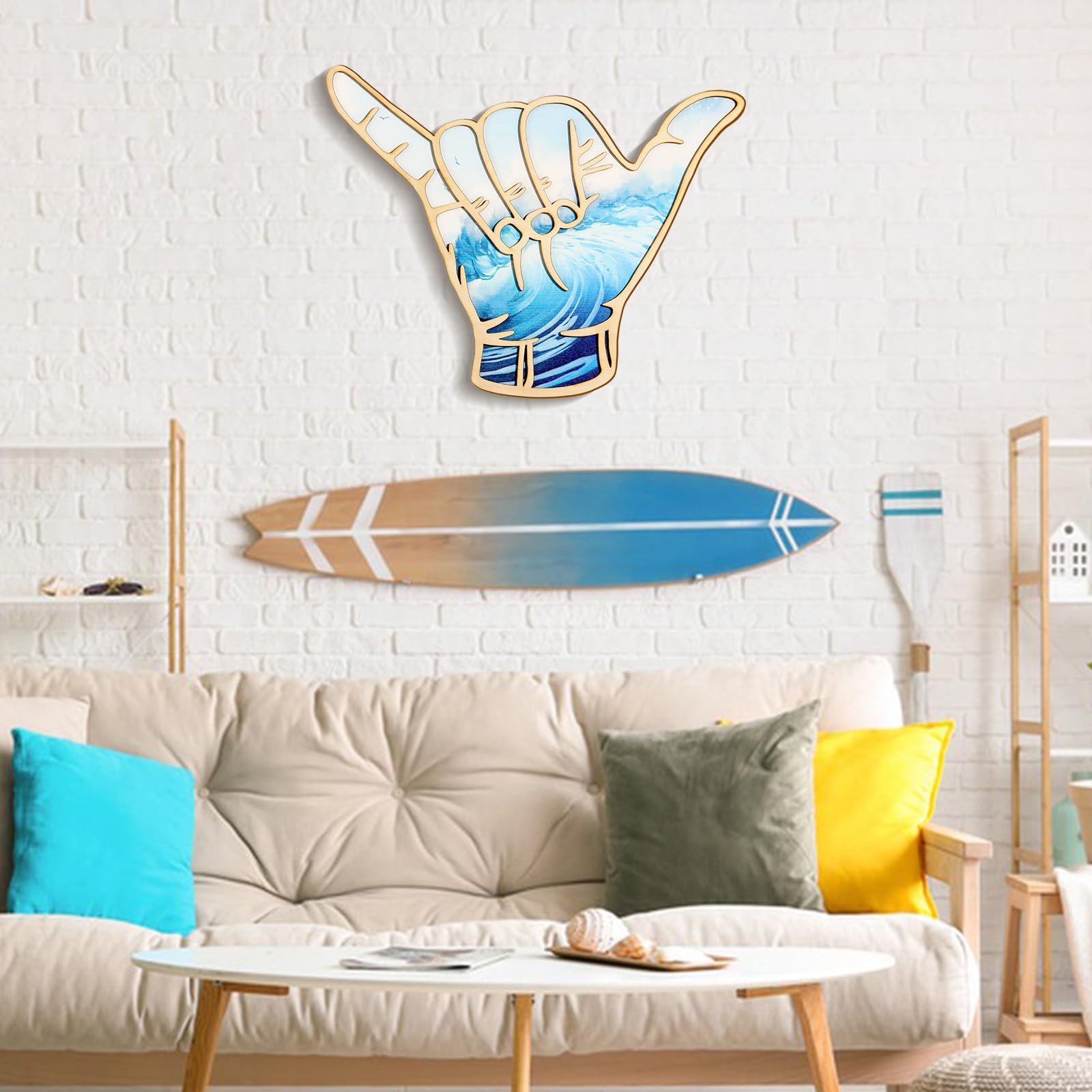 Bnesi beach-themed room decor brings sunny, relaxed vibe to spaces.
