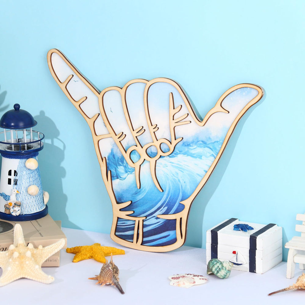 Bnesi office or shop decor adds seaside energy to work areas.