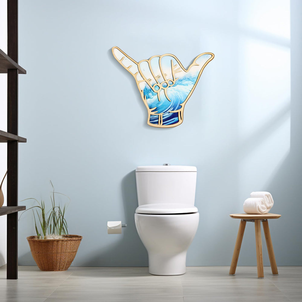 Bnesi surf-theme decor suits bathrooms and living rooms with flexible styling.