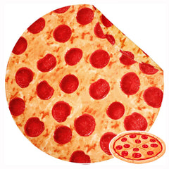 Bnuitland Pizza Blanket full view shows cozy warmth for movie nights