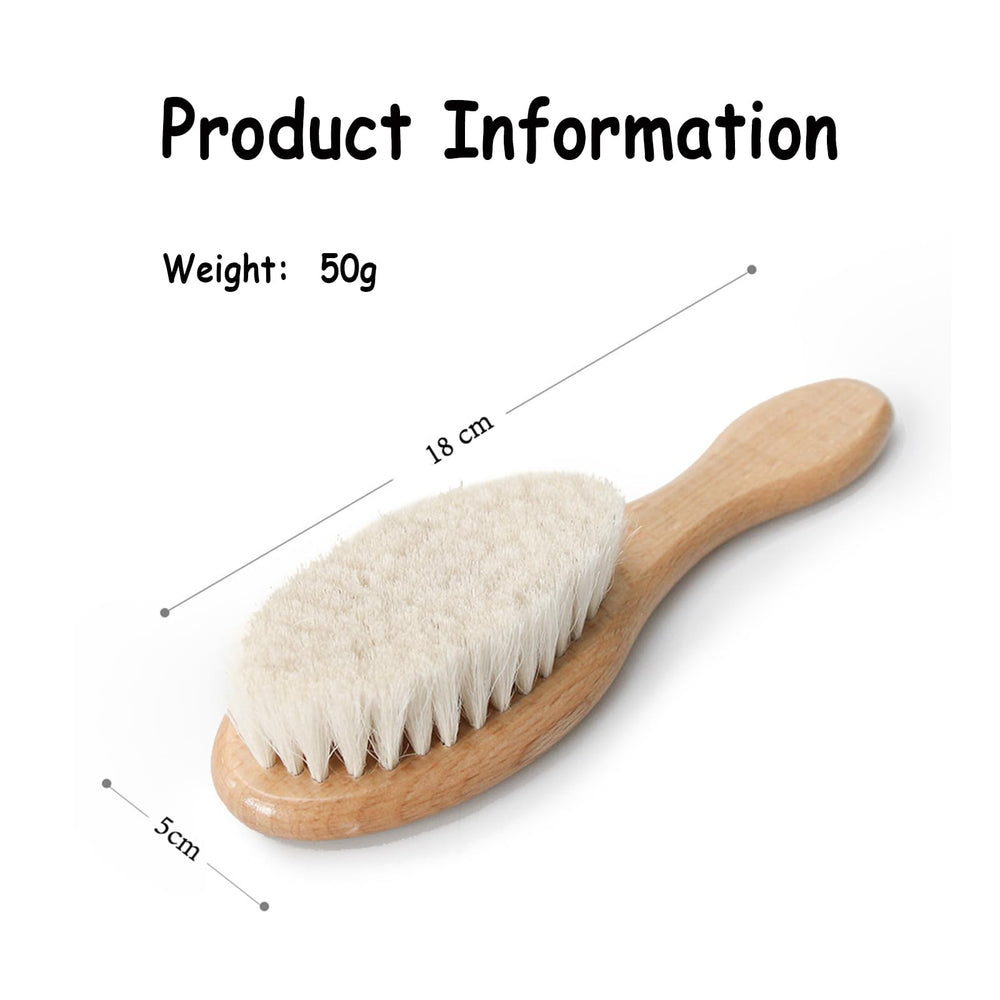 BoAn cradle cap friendly brush aiding gentle oil removal for cradle cap management.