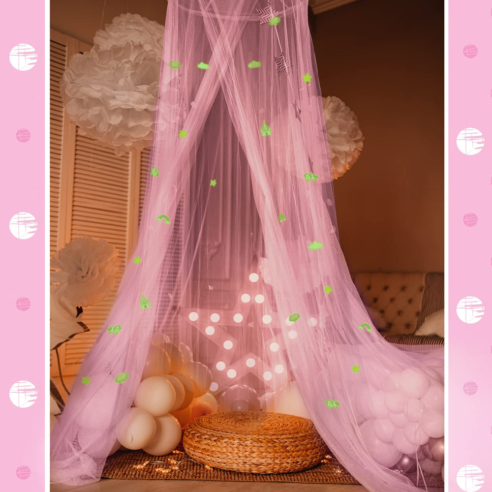 Boao hanging bed dome canopy fits single to king beds with easy setup.