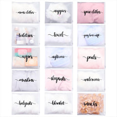 Boao hospital bags labels 15-pack helps organize newborn essentials quickly during hospital packing.