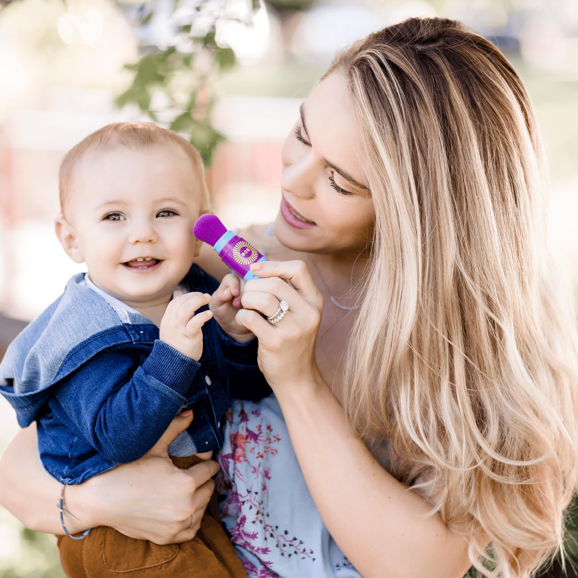 Bob Kids sunscreen leaves no white residue after application