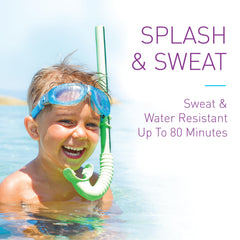 Bob Kids sunscreen water-resistant up to 80 minutes for active play