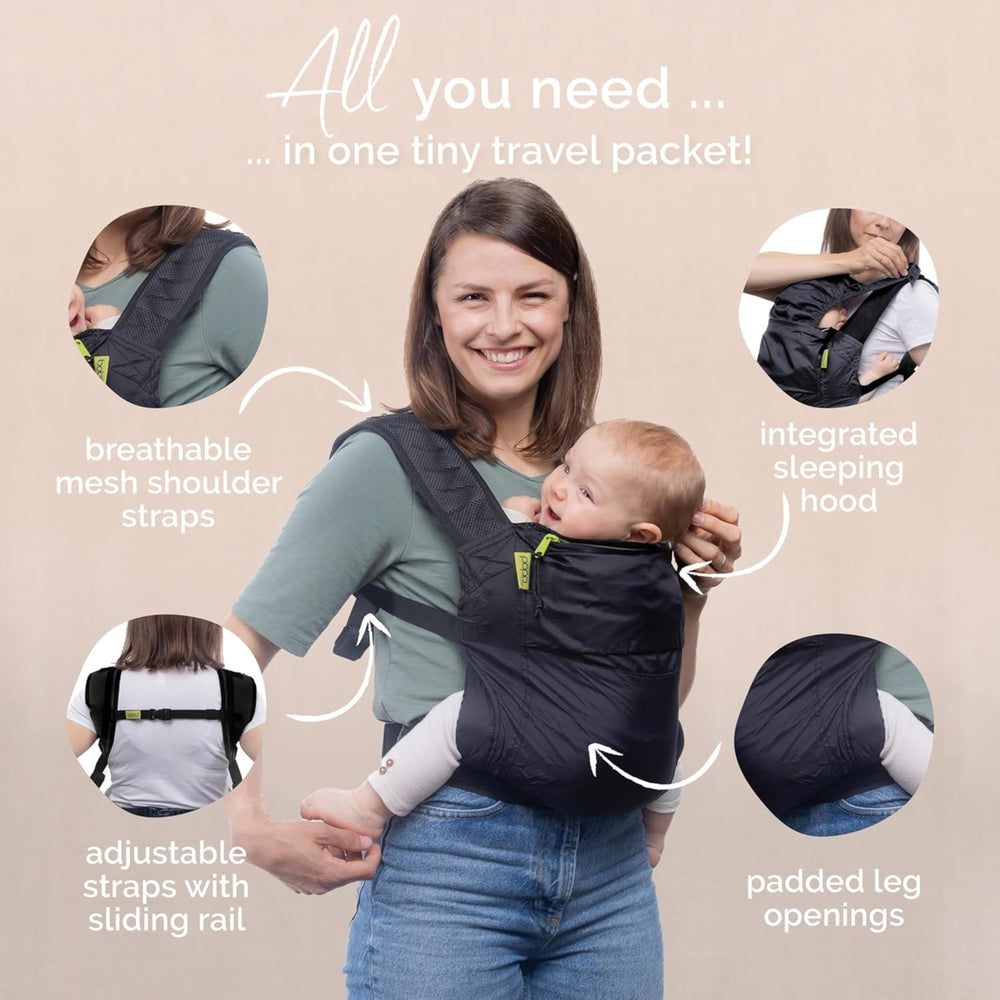 Boba Air adjustable waist belt and straps adapt to diverse body types