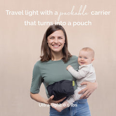 Boba Air folds into its hood pocket for compact packing