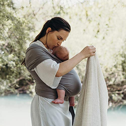 Boba original grey enables hands-free use during chores