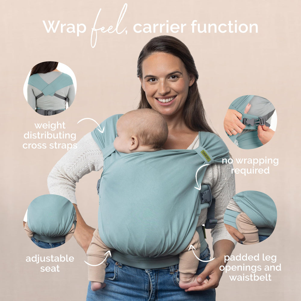 Boba Bliss grows with your child from newborn to early toddlerhood for extended use