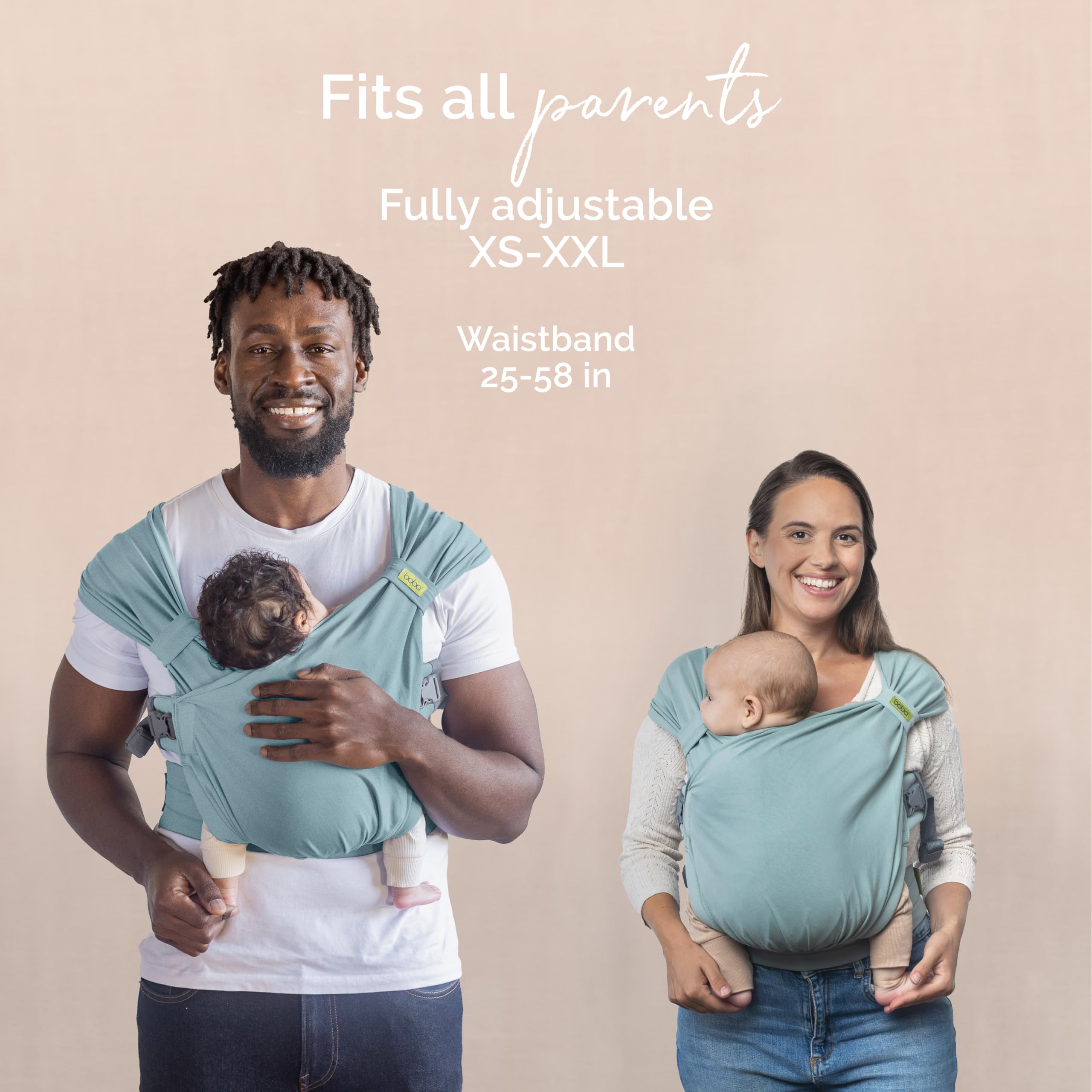 Boba Bliss slim, breathable carrier ideal for year-round comfort and easy care