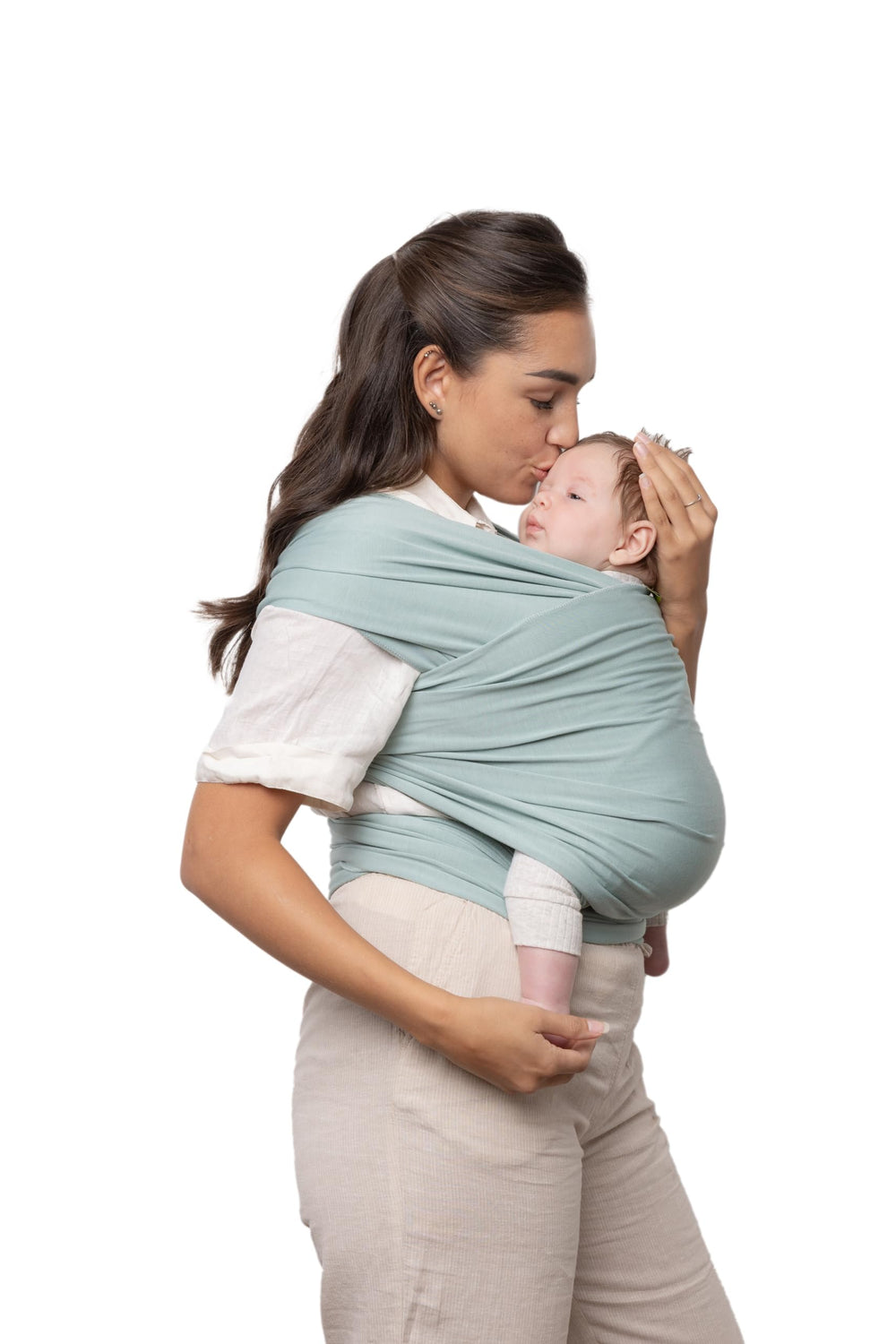 Boba Serenity Sea Mist grows with baby from newborn to toddler.