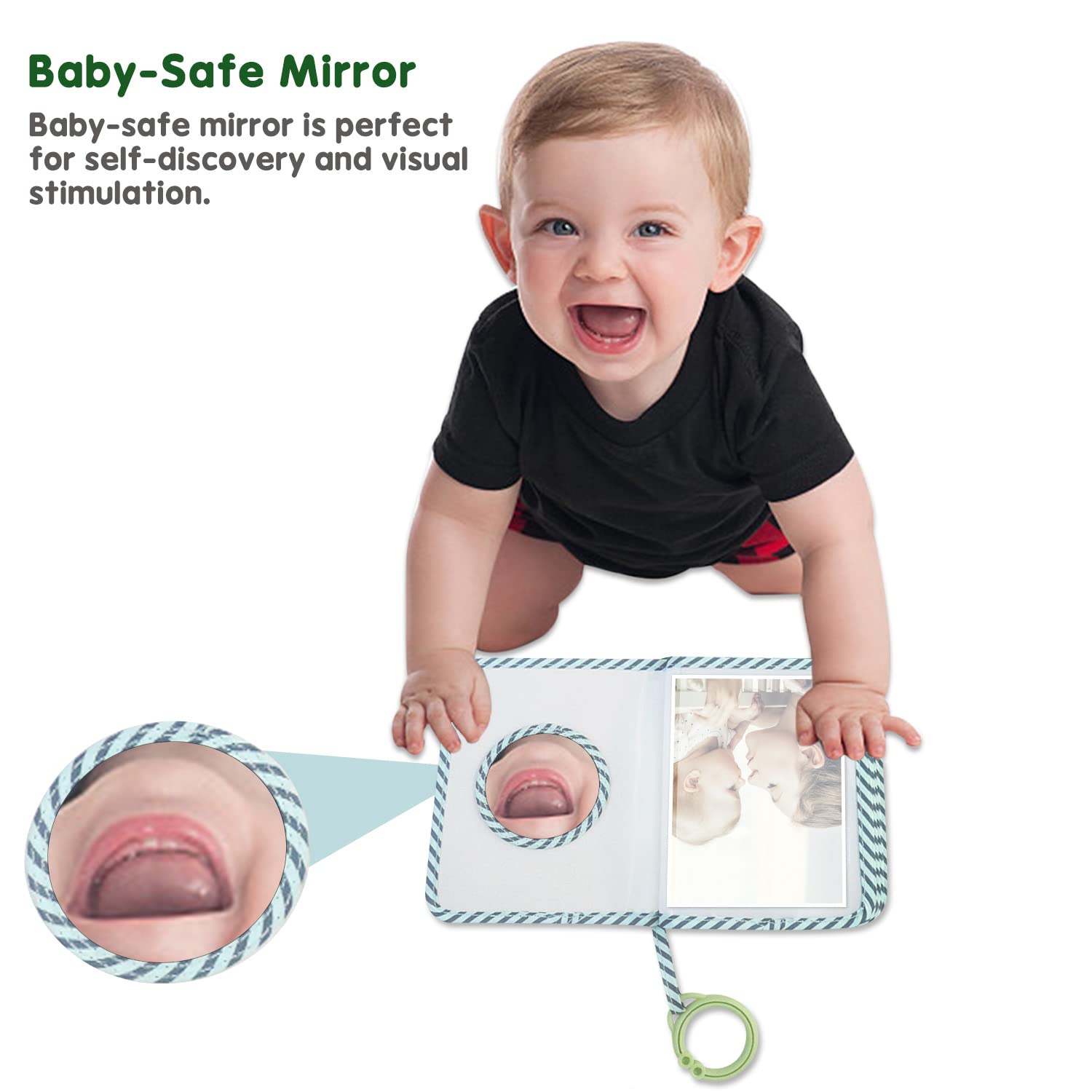 Boczif soft cloth material on baby photo album surface