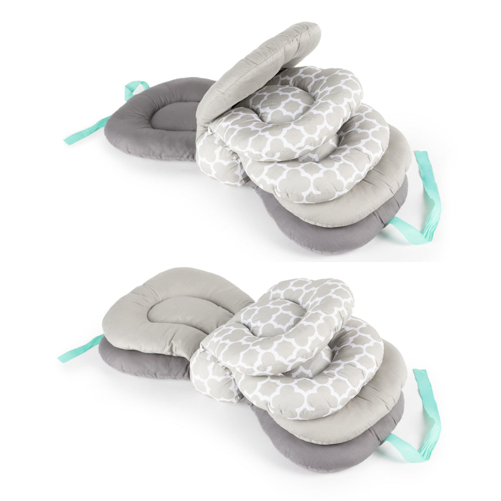 bodreamz nursing pillow portable lightweight design for on-the-go feeds.