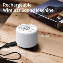 BodyHush mini portable sound machine auto-off timer for energy-efficient sessions