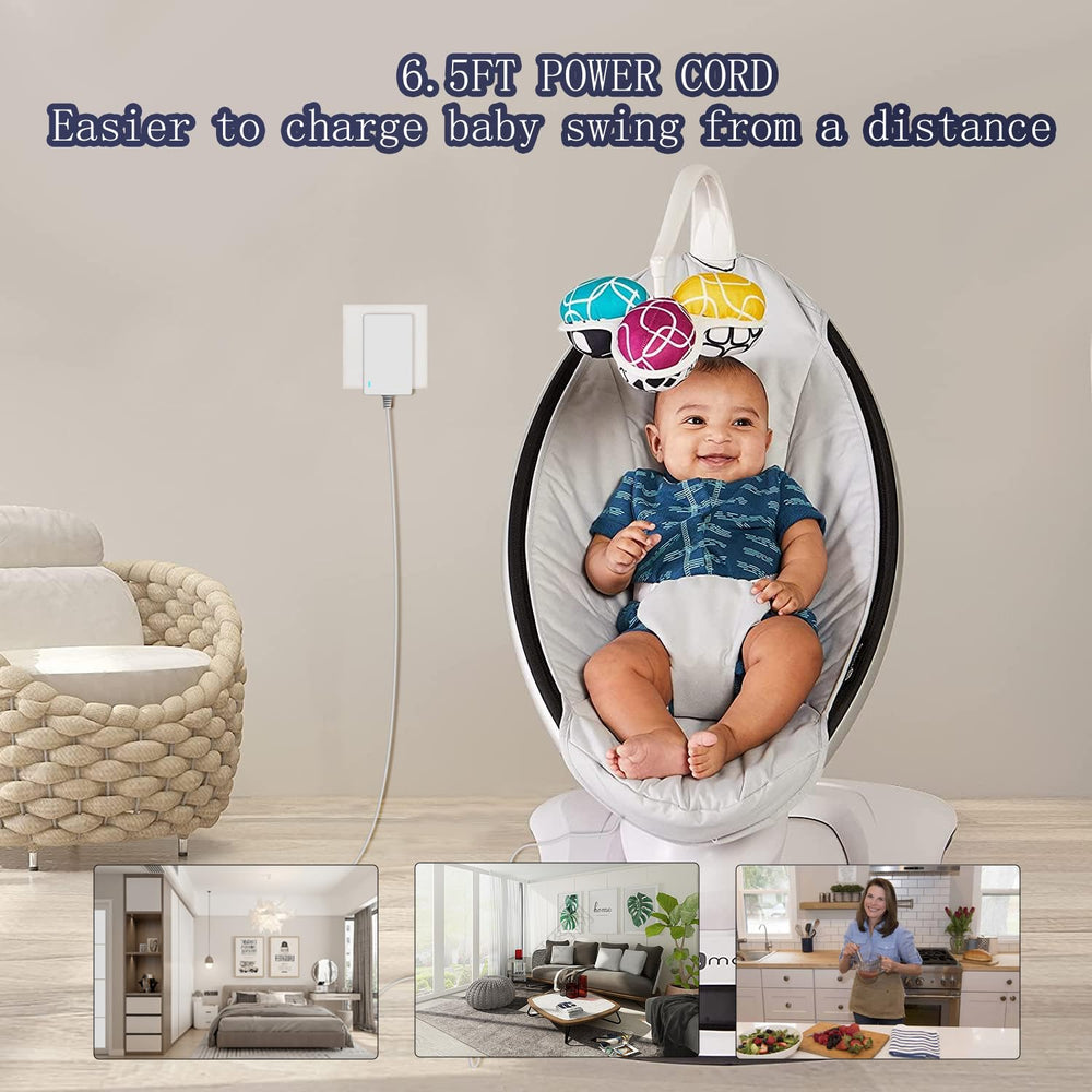 BOEEA power cord designed for wall outlet use in home setups