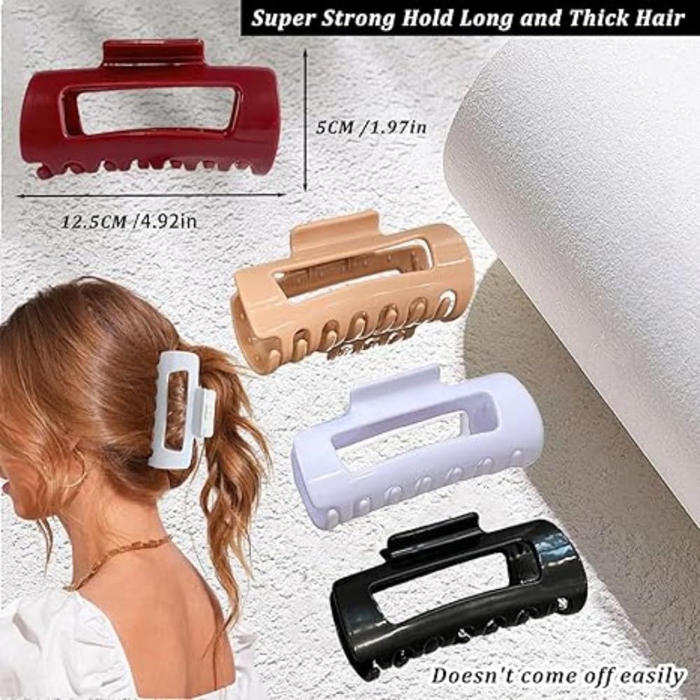 BOELIKAYS Cloud Claw Clip lightweight design minimizes head strain