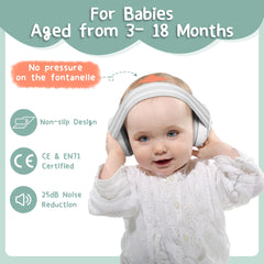 BOENFU adjustable headband feature provides a comfortable, secure fit for babies.