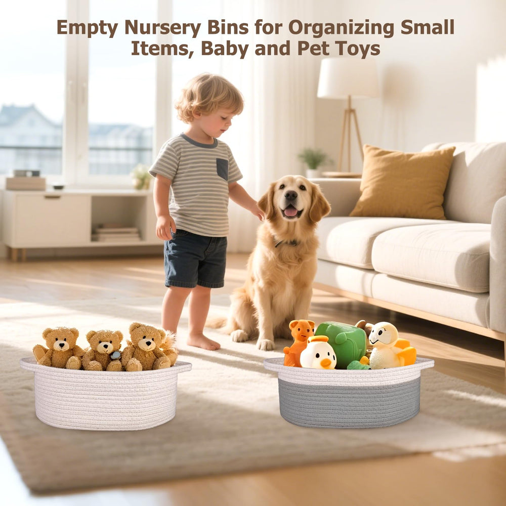Boensi care-washable basket explains hand or machine wash and air-drying.