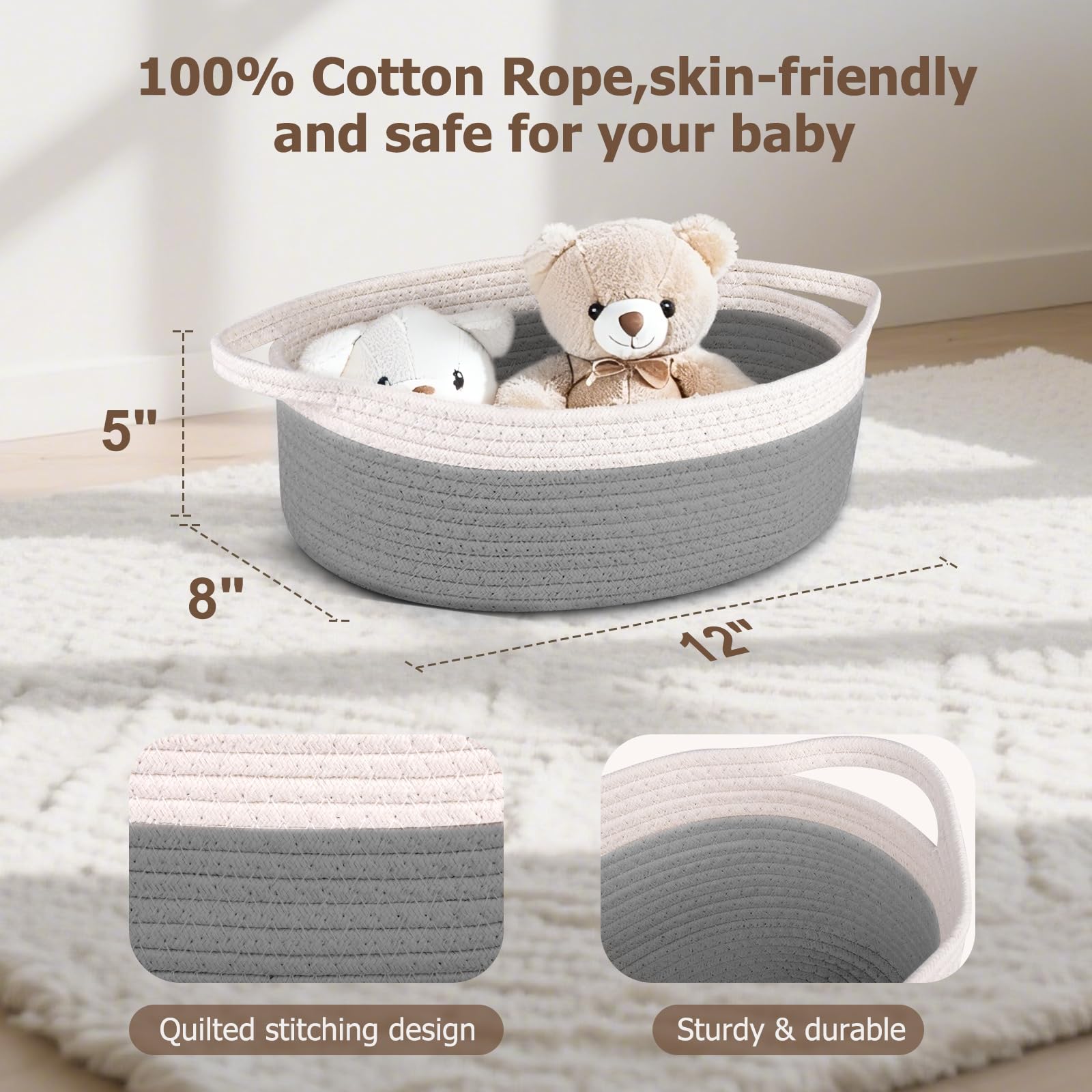 Boensi nursery storage use demonstrates versatile home organization for kid spaces.