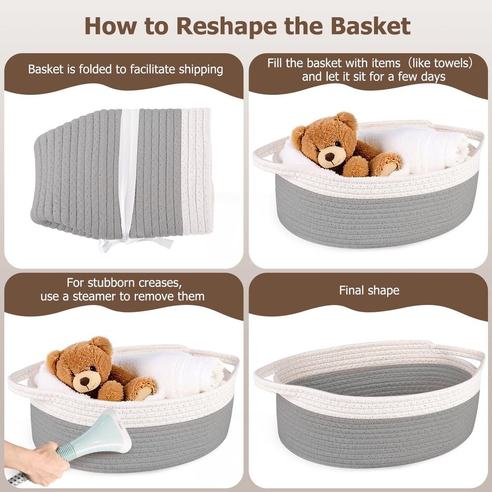 Boensi pet toy basket shows tidy toy storage and playroom organization.