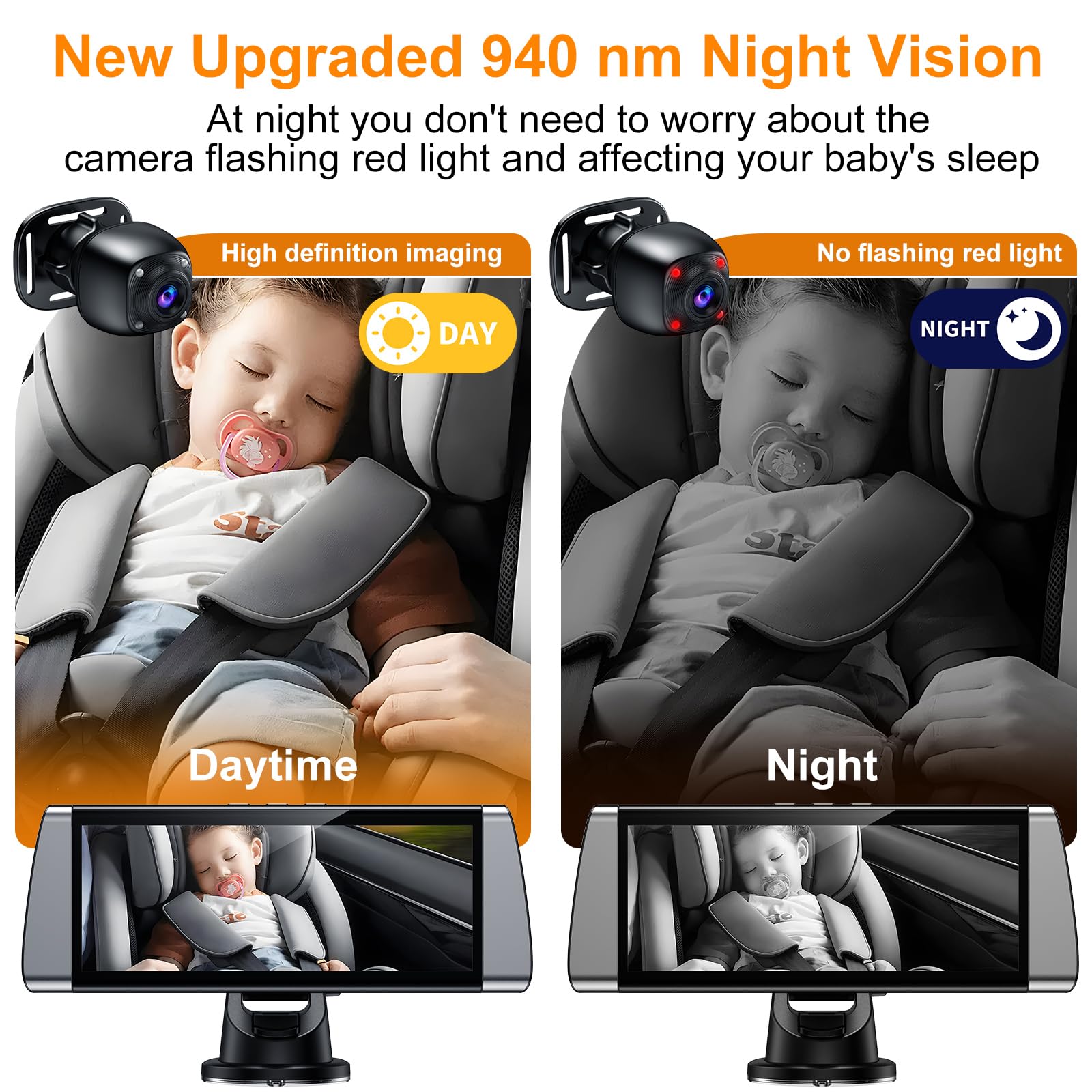 BOEYOS night vision without red light for unobtrusive monitoring