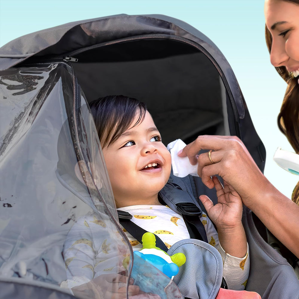 Boffinby Performance Rain Shield all-weather-fit protects from rain and snow.