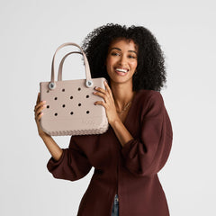 BOGG BAG Bitty small tote in a durability-eva shot; tip-proof, easy to clean for busy days.