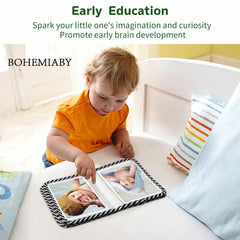 BOHEMIABY baby photo album holds 17 photos for daily memories.