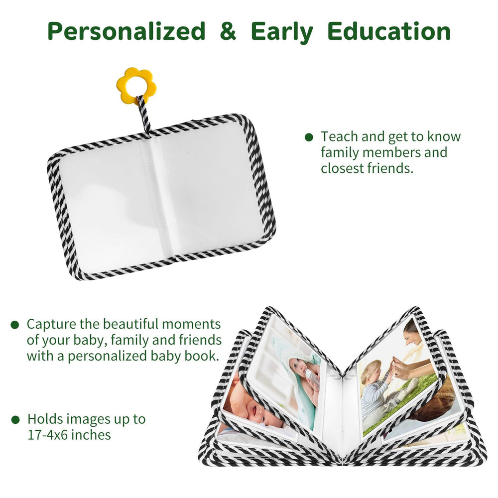 BOHEMIABY safety mirror keeps little ones engaged during photo moments.
