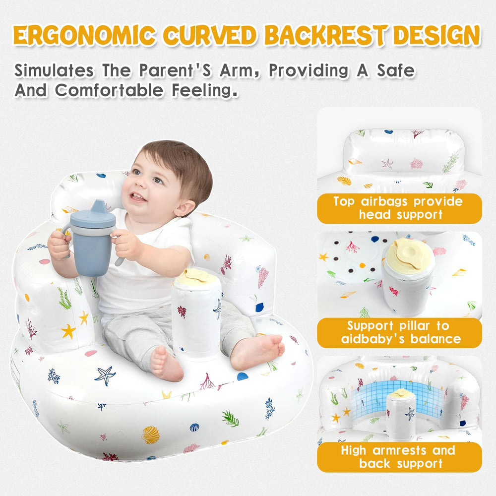 BOHEMIABY soft back support highlighting gentle posture for comfortable learning.