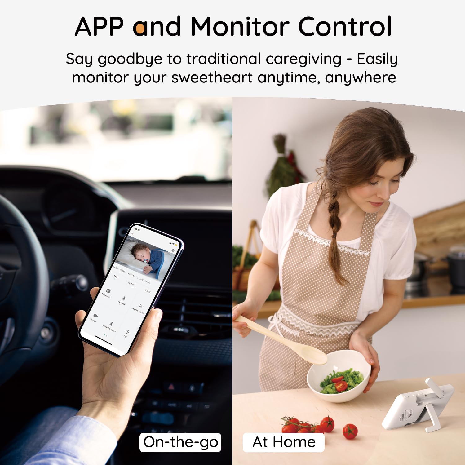 Boifun 5-inch LCD display for at-home viewing convenience