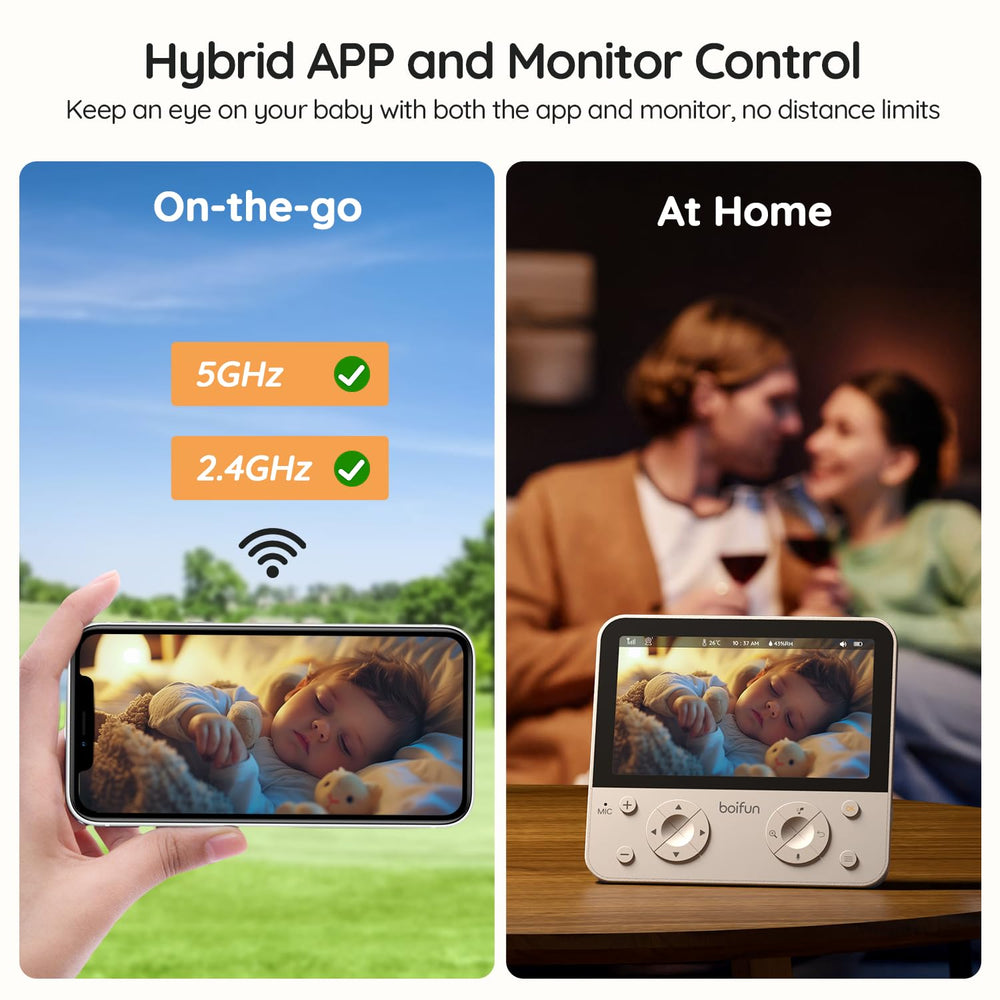 BOIFUN face-area detection highlights when baby’s face is partially blocked.