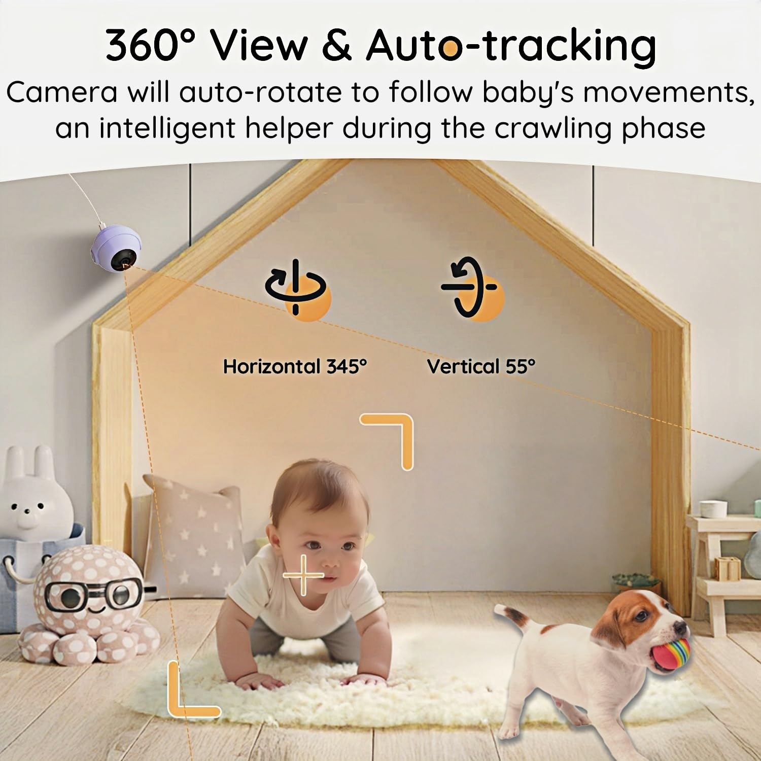 Boifun night vision view ensuring visibility in dark rooms