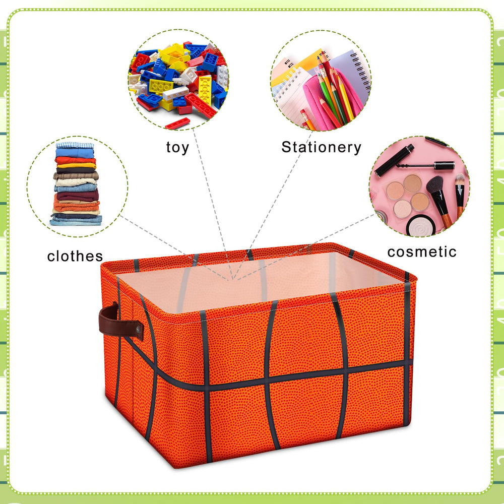 Bokon storage cube with handle suited for nurseries and kids rooms.