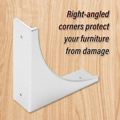 BokWin silver edge guard on a table corner decorative and protective