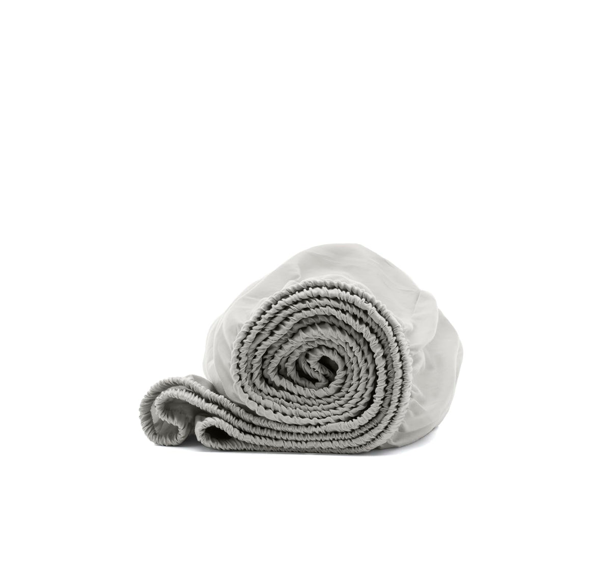 Boll & Branch Signature Crib Sheet Mist closeup shows soft organic cotton weave for gentle sleep