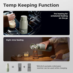 BOLOLO bottle warmer 5-minute warm-up for quick feeds