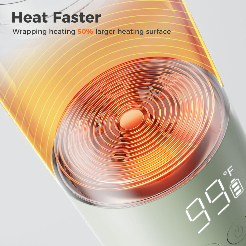 BOLOLO bottle warmer LED temp display for precise heating